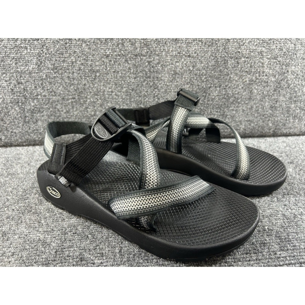 Chaco Men's 10 Z/1 Adjustable Strap Classic Sandal Grey Color Hiking Outdoors